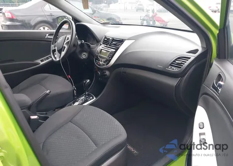 2012 Hyundai Accent Se z USA, uszkodzony, nr VIN KMHCU5AE9CU037470